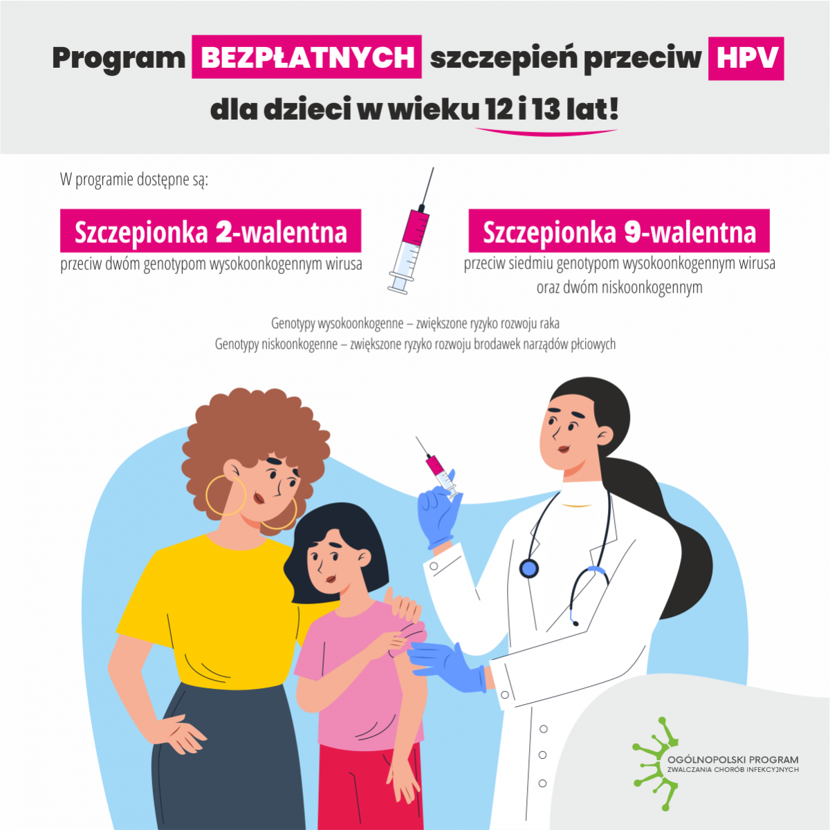 Zaszczep swoje dziecko przeciwko HPV